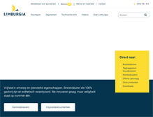 Tablet Screenshot of limburgia.nl